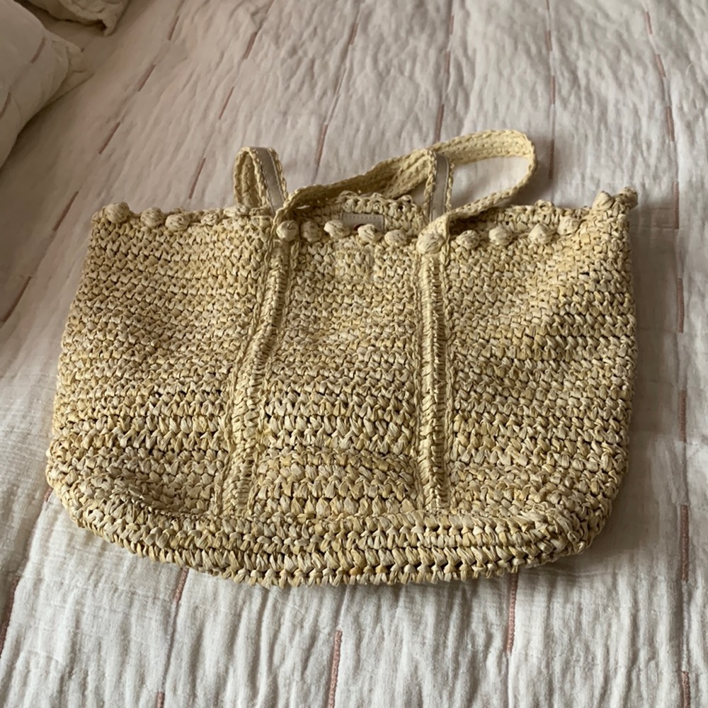 Straw tote bag brand new
